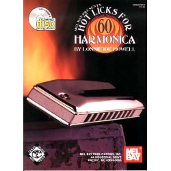 60 Hot Licks for Harmonica by Lonne Joe Howell
